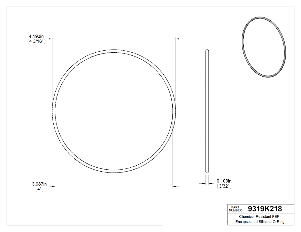 Technical drawing - 9319K218